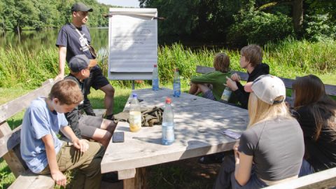 Kickoff des Grünstreifen – Jugend-NaturfilmCamps