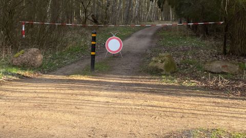 Der Radweg über den Specker Horst ist bis Anfang Februar gesperrt