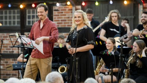 Jazz Fetz in Rheinsberg - Johann Kalvelage und Marta Fridriksdottir