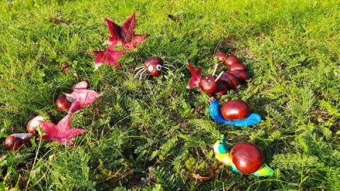 Herbstlich bunt - Jahreszeitenwerkstatt