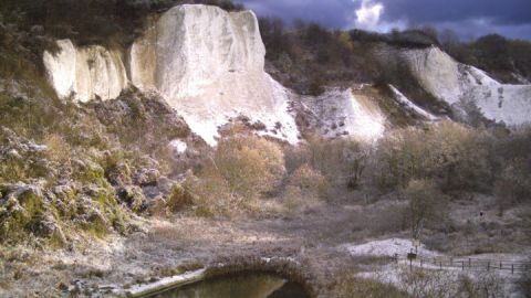 Kreidefelsen bei Gummanz 