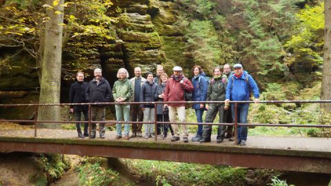 Müritz-Nationalpark-Partner beim Erfahrungsaustausch in der Sächsischen Schweiz