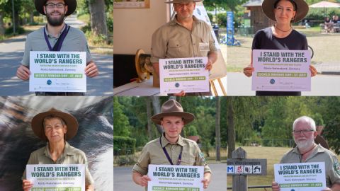 "We stand with the World's Rangers"