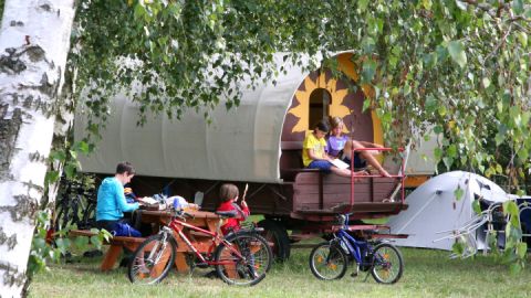 Urlaub im Planwagen - Müritz-Nationalpark